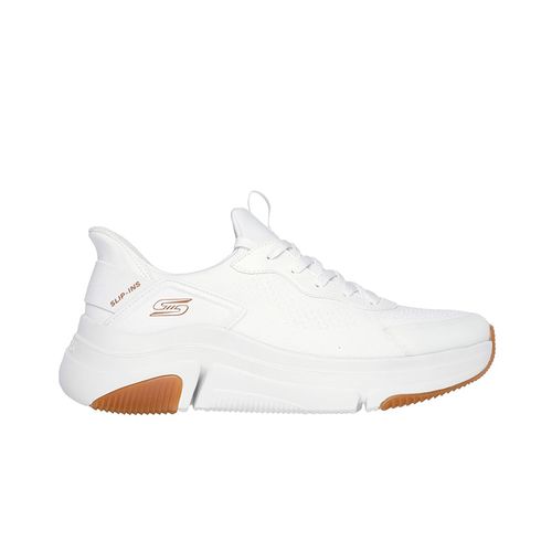 Zapatilla Skechers Casual Hombre Slip Ins Bobs Flex Blanco