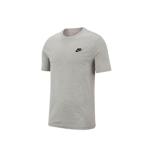 Camiseta Nike Casual Hombre Sportwear Club Tee Gris