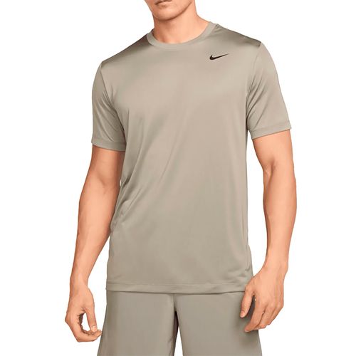 Camiseta Nike Running Hombre Legend Gray Beige
