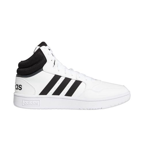 Zapatilla Adidas Casual Hombre Hoops 3.0 Mid Blanco