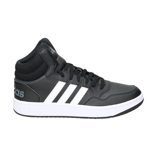Zapatilla Adidas Casual Hombre Hoops 3.0 Mid Negro