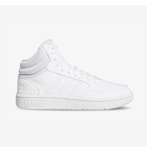 Zapatilla Adidas Casual Dama Hoops 3.0 Mid Blanco