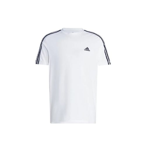 Camiseta Adidas Casual Hombre Essentials 3 Blanco