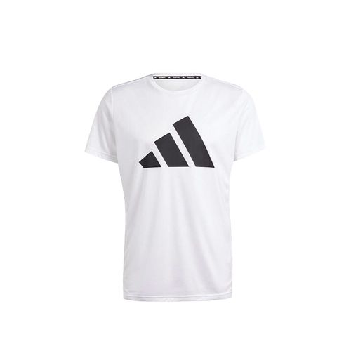 Camiseta Adidas Running Hombre Run It Tee Blanco