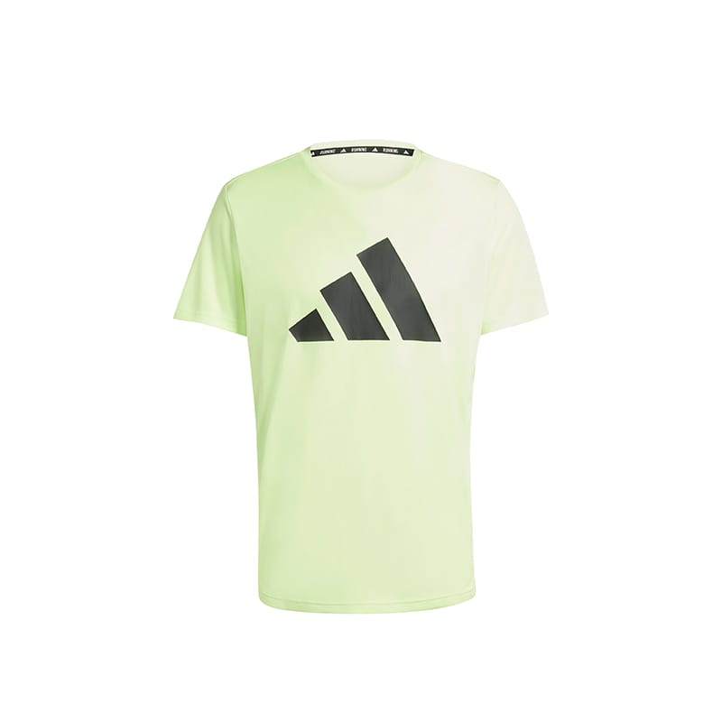 Camiseta-Adidas-Running-Hombre-Run-It-Tee-Verde-Neon