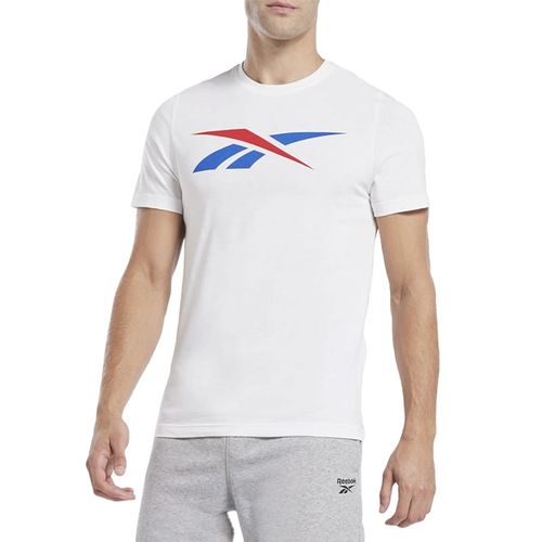 Camiseta Reebok Training Hombre Identity Vector Blanco