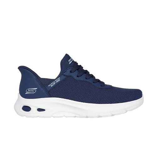 Zapatilla Skechers Casual Dama Slip Ins Bobs Azul