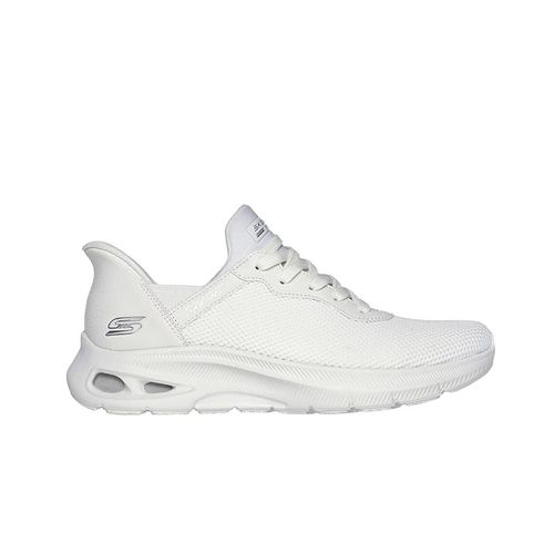 Zapatilla Skechers Casual Dama Slip Ins Bobs Blanco