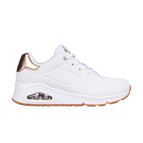 Zapatilla Skechers Casual Dama Uno Golden Air Blanco