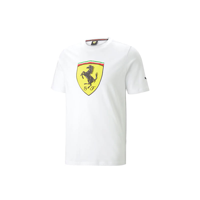 Camiseta-Puma-Casual-Hombre-Ferrari-Race-Blanco