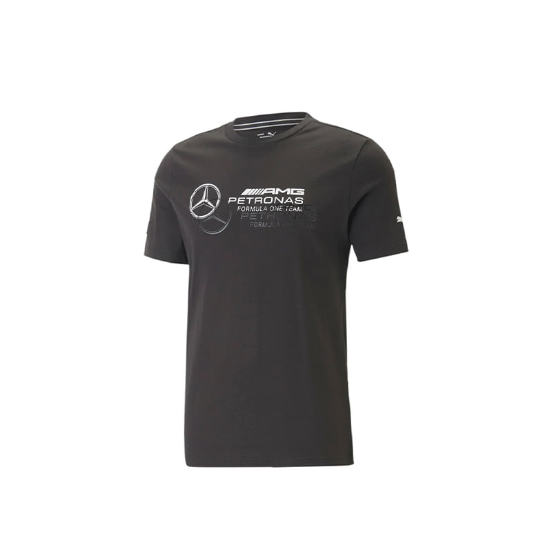 Camiseta-Puma-Casual-Hombre-Mercedes-F1-Negro