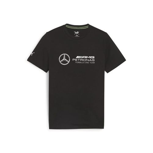 Camiseta Puma Casual Hombre MAPF Essentials Negro