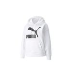 Buzo-Puma-Casual-Dama-Classic-Logo-Blanco