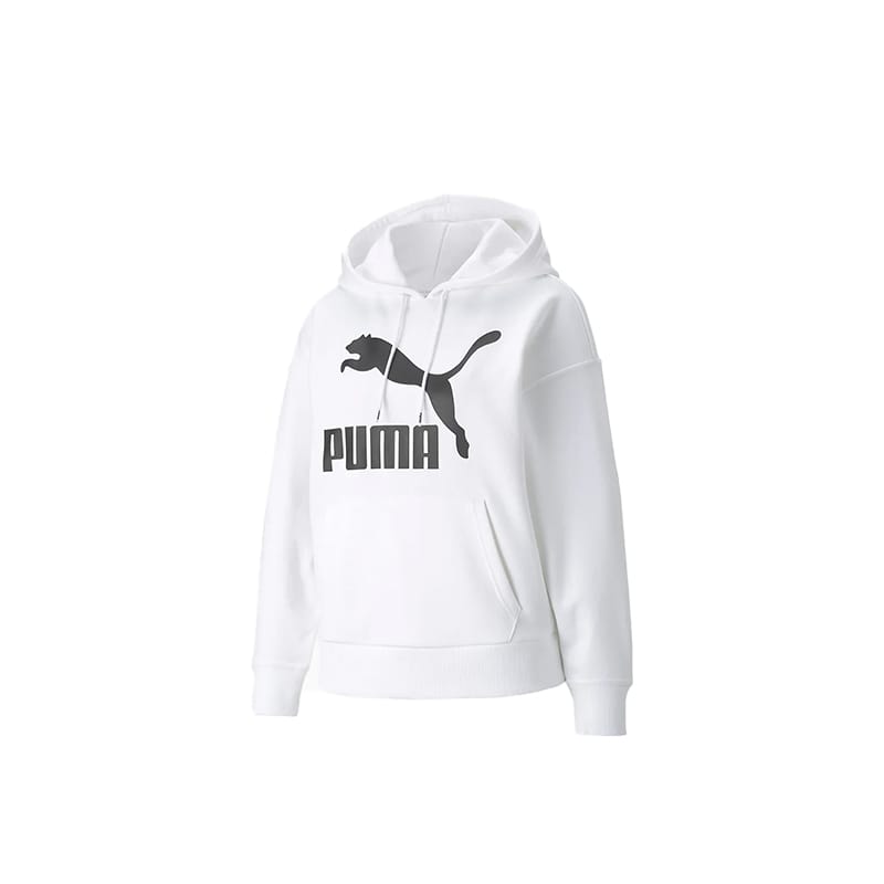 Buzo-Puma-Casual-Dama-Classic-Logo-Blanco