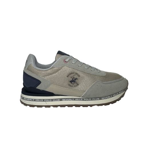 Zapatilla Beverly Hills Casual Hombre Typograph Beige