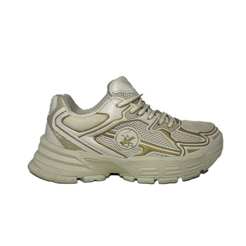 Zapatilla Beverly Hills Casual Dama Gravela Beige