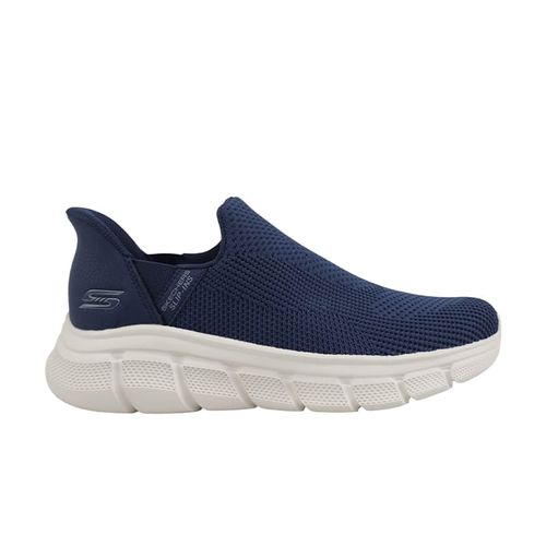 Zapatilla Skechers Casual Hombre Slip Ins Bobs Flex Azul