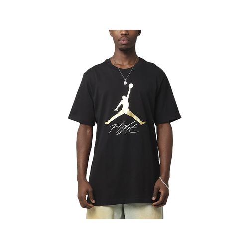 Camiseta Nike Casual Hombre Jordan Jumpman Flight Negro
