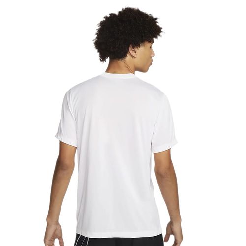 Camiseta Nike Running Hombre Legend Gray Blanco