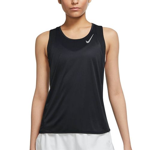 Blusa Nike Running Dama Racer Singlet Negro