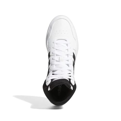 Zapatilla Adidas Casual Hombre Hoops 3.0 Mid Blanco