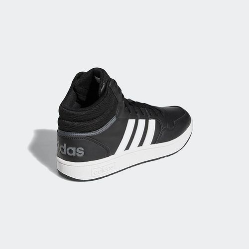 Zapatilla Adidas Casual Hombre Hoops 3.0 Mid Negro