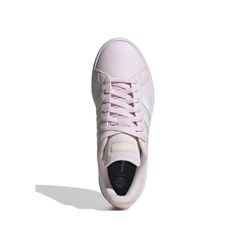 Zapatilla Adidas Casual Dama Grand Court Base Rosado