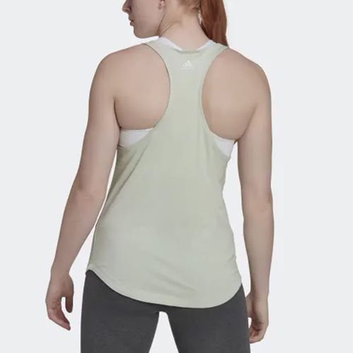 Blusa Adidas Running Dama Essentials Lifestyle Verde