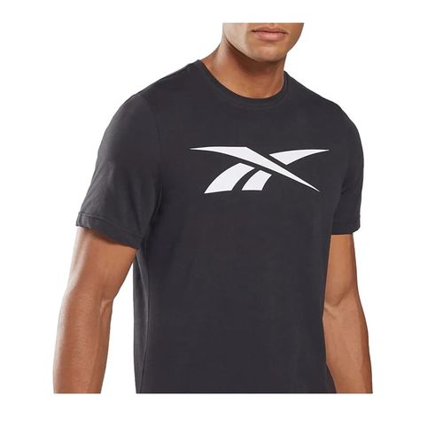 Camiseta Reebok Training Hombre Graphic Vector Negro