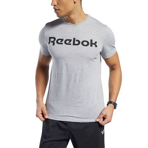 Camiseta Reebok Casual Hombre Graphic Re Gris