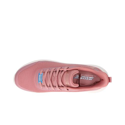 Zapatilla Skechers Casual Dama Bobs Sport Squad Rosado
