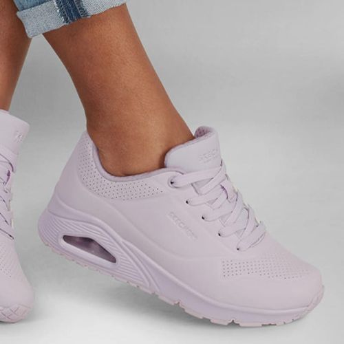 Zapatilla Skechers Casual Dama Uno Frosty Lila