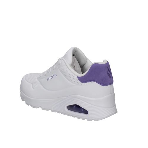 Zapatilla Skechers Casual Dama Uno Pop Back Blanco
