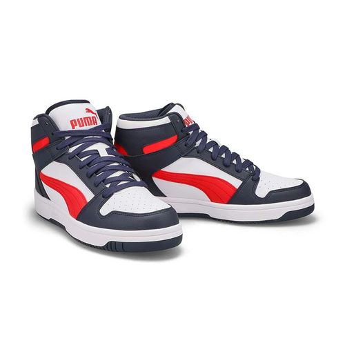 Bota Puma Casual Hombre Rebound Layup Azul