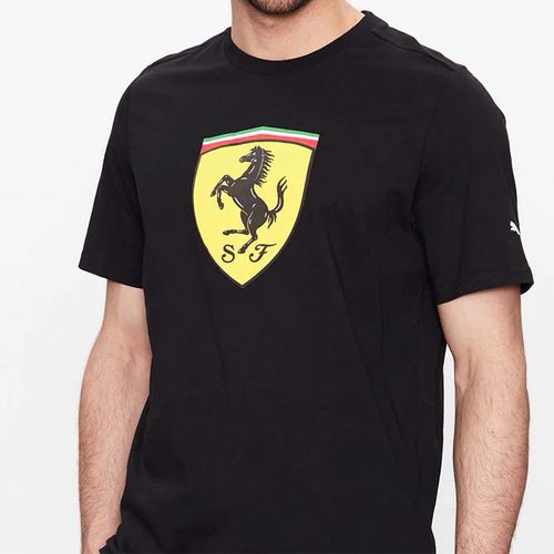 Camiseta Puma Casual Hombre Ferrari Race Negro