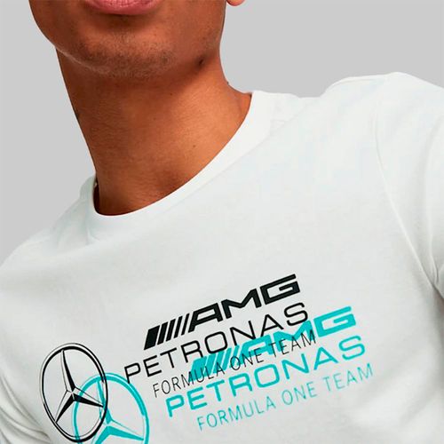 Camiseta Puma Casual Hombre Mercedes F1 Blanco