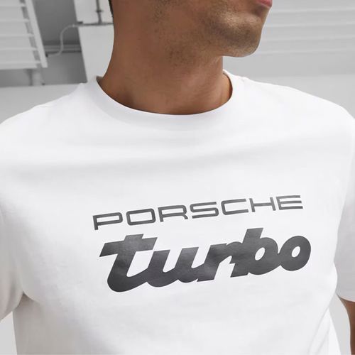 Camiseta Puma Casual Hombre Porshe Legancy Blanco