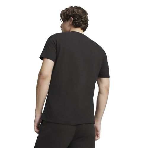 Camiseta Puma Casual Hombre MAPF Essentials Negro