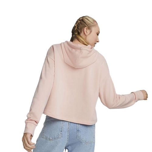 Buzo Puma Casual Dama Essential Cropped Palo de Rosa