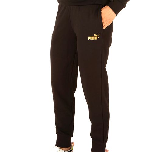 Sudadera Puma Running Dama Essentials Metallic Negro