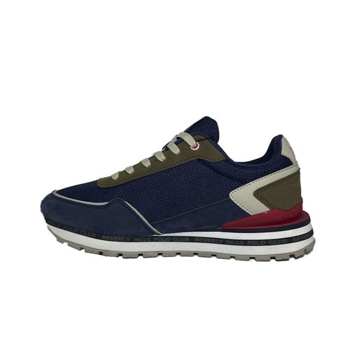 Zapatilla Beverly Hills Casual Hombre Typograph Azul