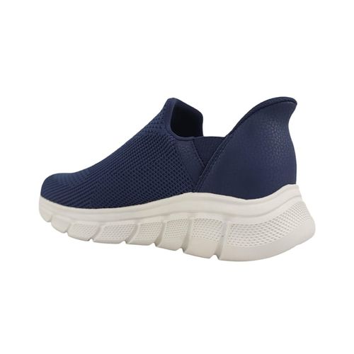 Zapatilla Skechers Casual Hombre Slip Ins Bobs Flex Azul