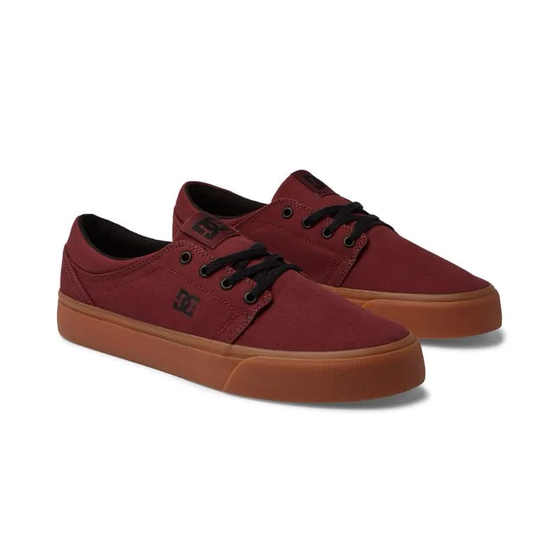 Zapatilla DC Shoes Casual Hombre Trase Tx Vinotinto