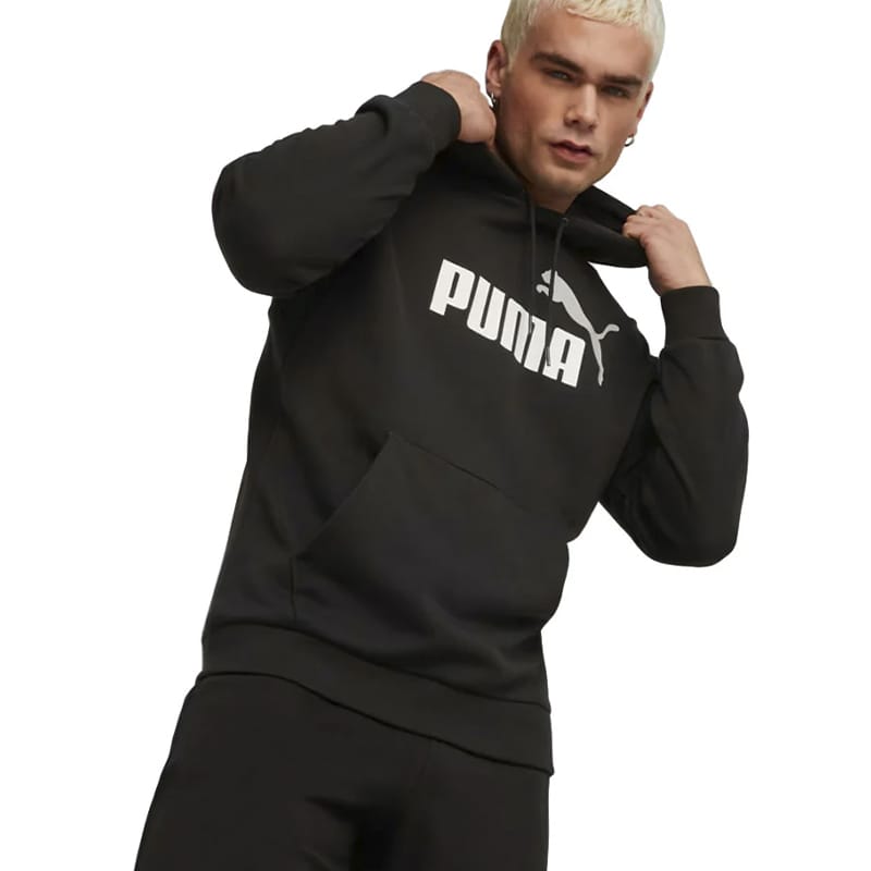 Buzo Puma Casual Hombre Ess Big Logo Negro