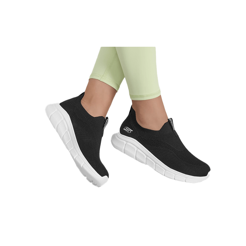 Zapatilla-Skechers-Casual-Dama-Bobs-Flex-Negro