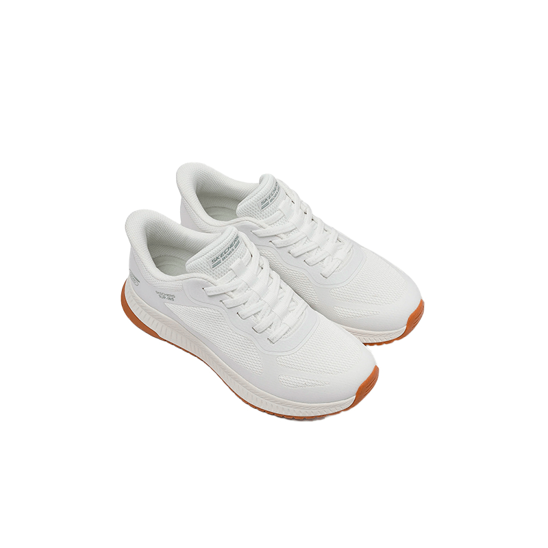 Zapatilla-Skechers-Casual-Dama-Bobs-Squad-4-Blanco