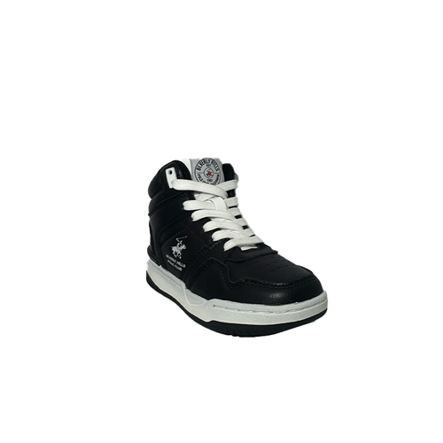 Bota Beverly Hills Casual Niño Basket Negro