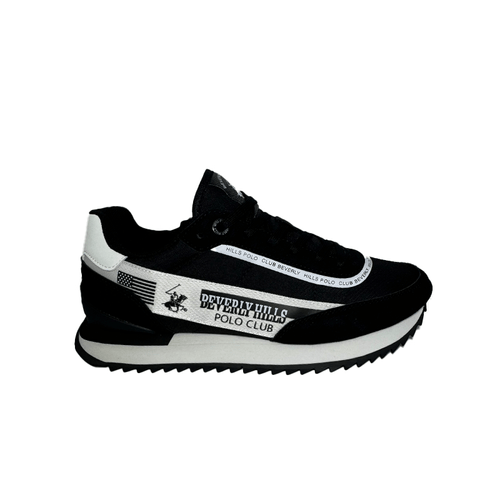 Zapatilla Beverly Hills Casual Hombre Belt Negro