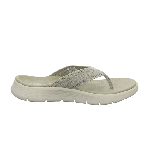 Sandalia Skechers Casual Dama Go Walk Flex Beige
