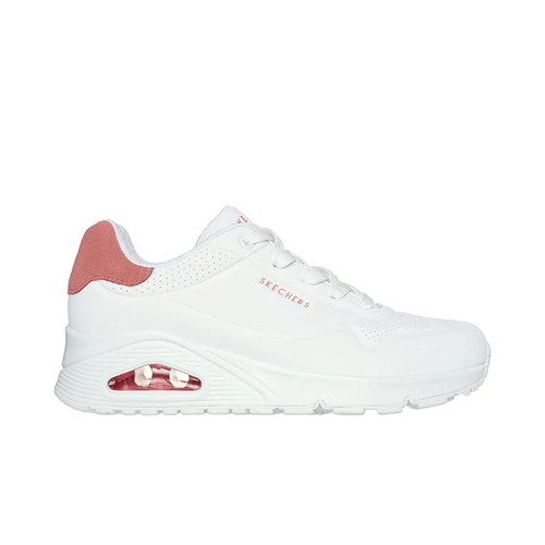Zapatilla Skechers Casual Dama Uno Pop Back Blanco